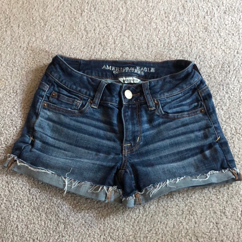 American Eagle Shortie Style Denim Shorts